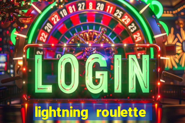 lightning roulette como jogar